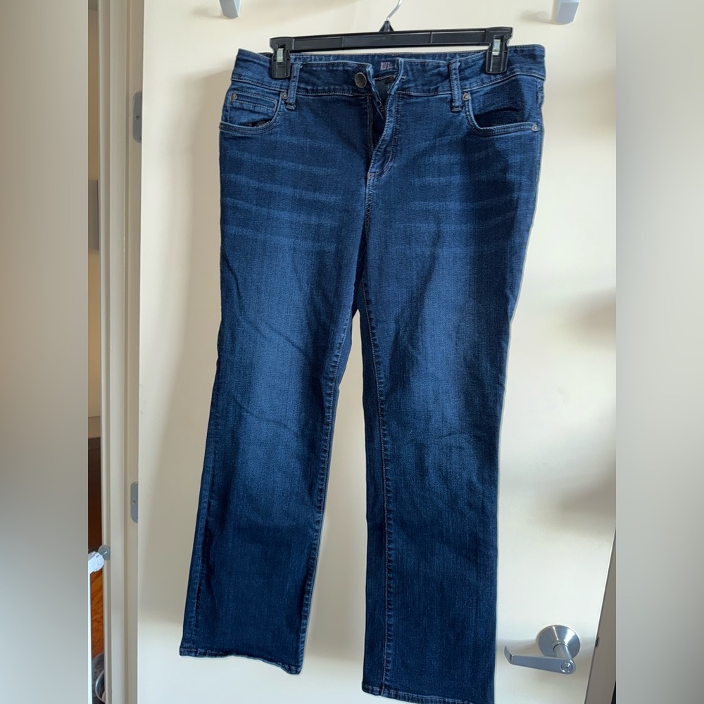 Kut from the Kloth Dark Blue Straight Leg Jeans